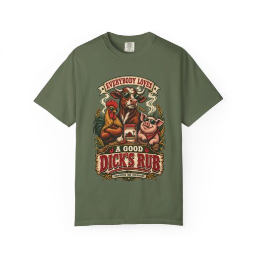 T-Shirt — 'Everybody Loves A Good Dick's Rub' BBQ Vintage Graphic Tee