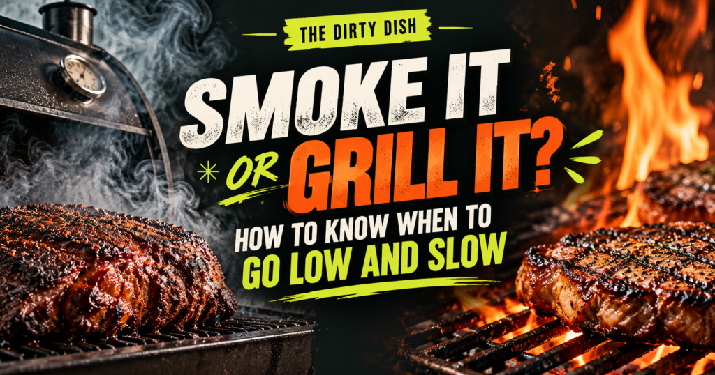 Smoke it or Grill it. How to know when to go low and slow.