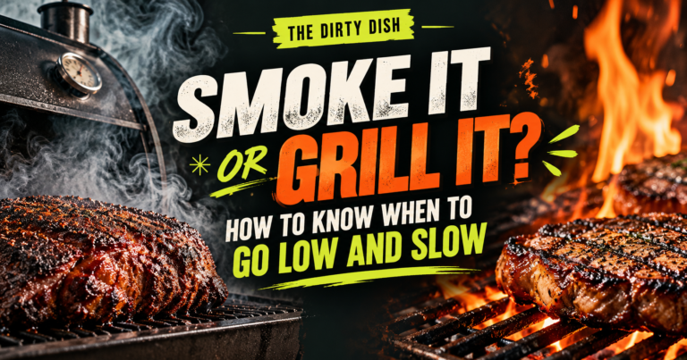 Smoke it or Grill it. How to know when to go low and slow.